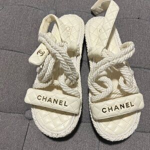 Chanel rope sandals